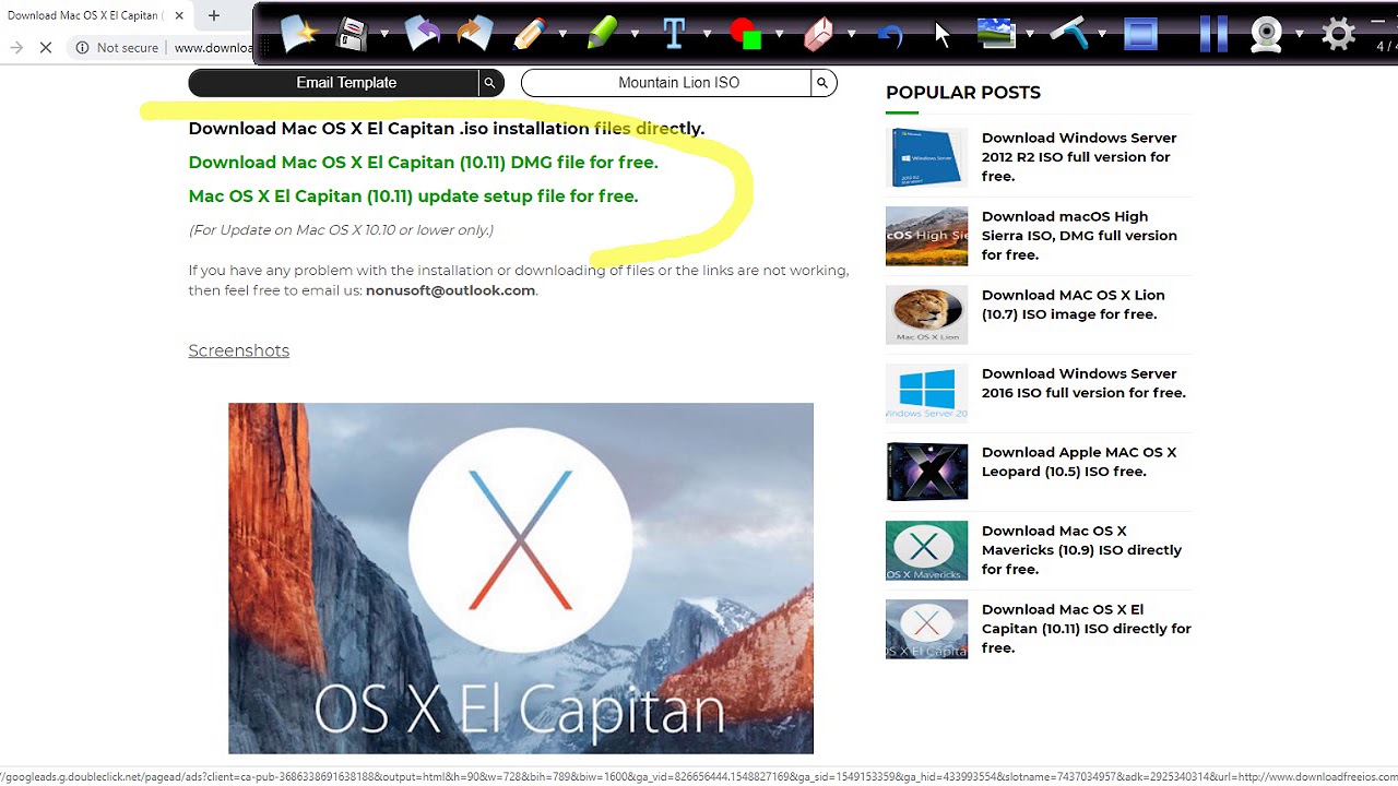Os x iso download